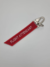 Chaveiro Aviadoras Tecido Flight Attendant Vermelho - AVIADORAS STORE