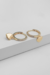Argola Helena em prata 925 com banho de ouro amarelo 18k