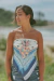 Lenço Miranda - Estampado, Azul, 100% Viscose na internet