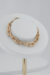 Pulseira Billie com elos cartier em prata 925 com banho de ouro amarelo 18k