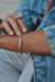 Bracelete Medisson liso em prata 925 - di Satri