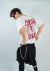 Remera blanca Liberá Tu Stylo estampada - wallace