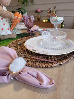 Porta Guardanapo Quartzo Branca Pedras Naturais (Caixa com 6 Unidades) na internet