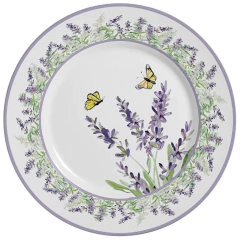 Prato Raso Linha Blessed Easter Lavanda (Conjunto com 6 unidades)