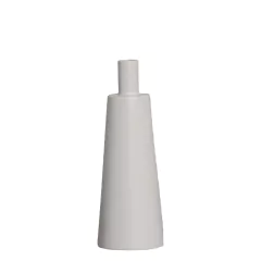 Vaso Garrafa em Cerâmica Cor Off White Fosco M