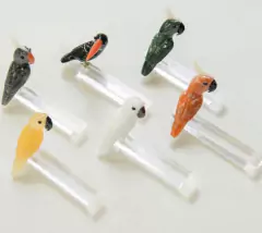 Descanso de Talheres Pássaro Pedras Naturais (Caixa com 6 Unidades) - comprar online