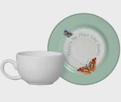 Xícara para Chá com Pires Linha Butterfly - Valor Unitário