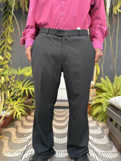 Calça alfaiataria preta social francesa Saint Hilaire * n 46 - comprar online