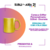 Caneca glitter dourada personalizada 325 ml