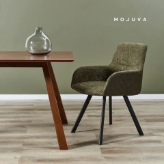 Sillon Melbourne Tela Y Ecocuero Verde en internet