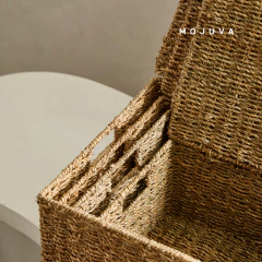 Canasto con tapa Aksha - comprar online