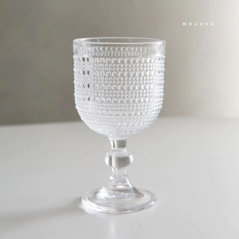 Set x 6 Copas Altas Dot Transparentes