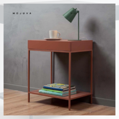 Mesa De Luz Escandinava Rosa Viejo en internet