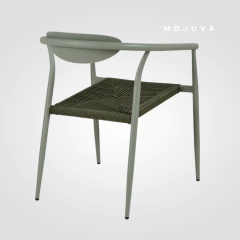 Silla Tasmine Aluminio Verde