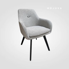 Silla Hobart tela Gris - comprar online