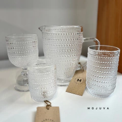 Set x 6 Vasos Altos Dot Transparentes - MOJUVA