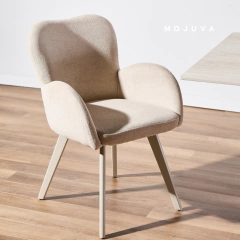 Imagen de Silla Brisbane tela Beige