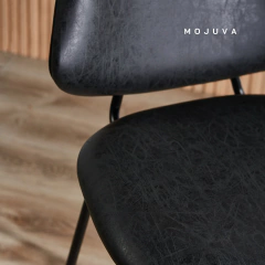 Banqueta Lena Ecocuero Negro en internet