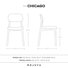 Silla Chicago Rosa - MOJUVA