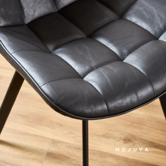 Silla Frankfurt Ecocuero Negro en internet