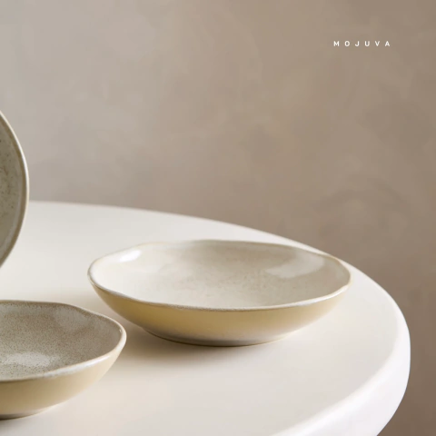 Plato hondo Linea Vainilla