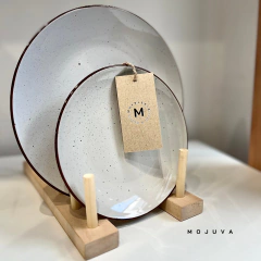 Plato postre Linea Febe Beige - MOJUVA