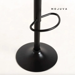 Banqueta Tulip Regulable Full Black - MOJUVA