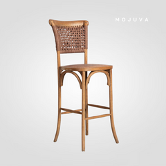 Banqueta Trelew Roble Oscuro - comprar online