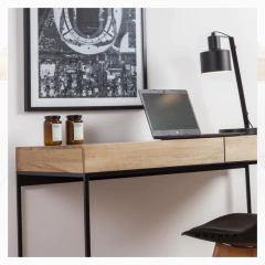 Escritorio Escandinavo Small Negro - MOJUVA