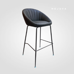Banqueta Davis Ecocuero Negro - comprar online