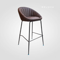 Banqueta Davis Ecocuero Marron - comprar online