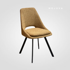 Silla Perth tela Mostaza - comprar online