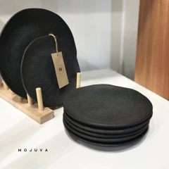 Plato postre linea Carbon - tienda online