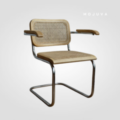 Silla Cesca Natural Con Apoyabrazos - comprar online