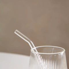Vaso Bombé Bajo rayado 420ML - comprar online