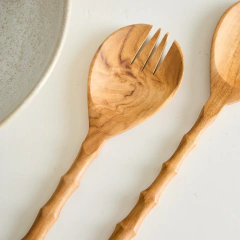 Set de cubiertos de ensalada Teca 31cm - MOJUVA
