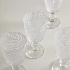 Set x 6 Copas Altas Trama transparente en internet