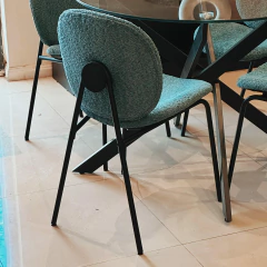 Silla Hari Boucle Verde base negra en internet