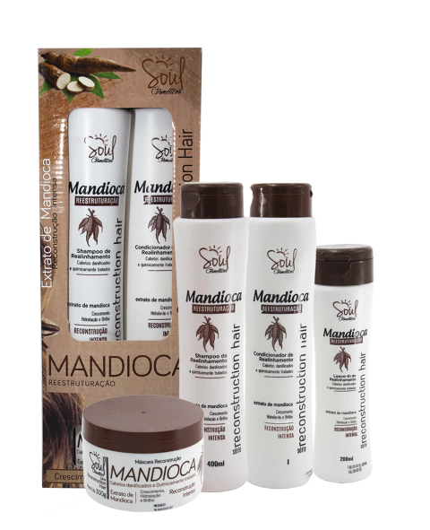 KIT CAPILAR - MANDIOCA C/4 - SOUL