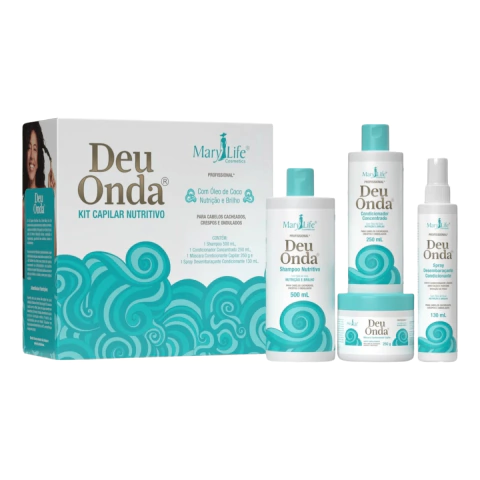 KIT CAPILAR - NUTRITIVO DEU ONDA C4 - MARY LIFE