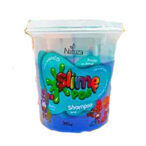 SHAMPOO SLIME POP INFANTIL AZUL - NATUZA