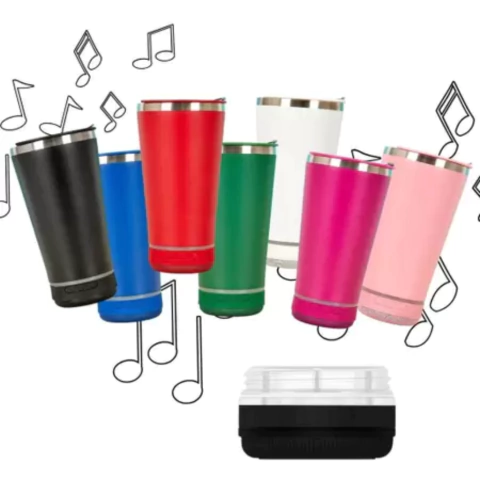 COPO COM CAIXA DE SOM