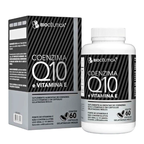 ENCAPSULADO - COENZIMA Q10 E VITAMINA E - 60 CAP - BIOCEUTICA