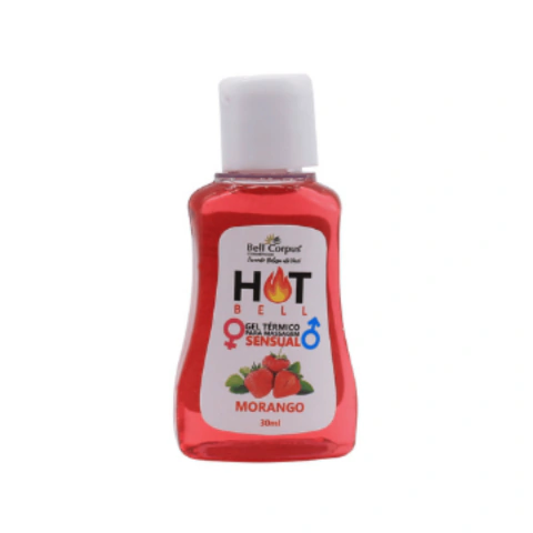 GEL TERM SENSUAL HOT BELL MORANGO 30ML - BELL CORPUS