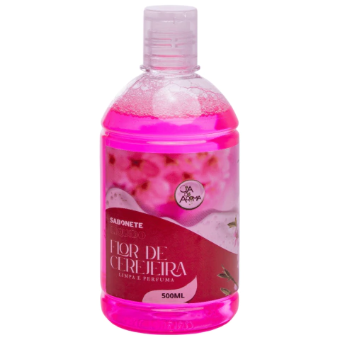 SABONETE FLOR DE CEREJEIRA 500ML - HIGIENIC II - CIA DO AROMA