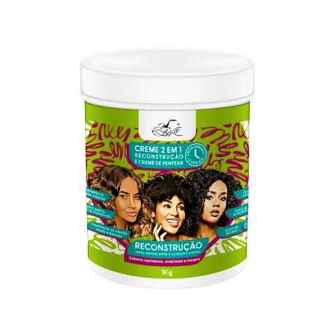 CREME DE PENTEAR 2X1 - RECONSTRUÇÃO - 1KG - BELKIT