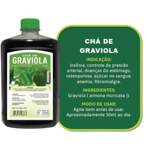 COMPOSTO CHA DE GRAVIOLA 500ML