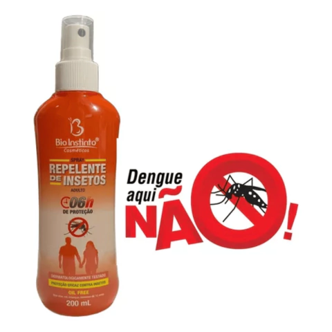 SPRAY REPELENTE DE INSETOS (6 HORAS DEET 15%) - BIO INSTINTO - 200 ML
