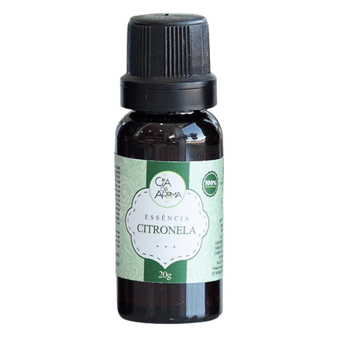 ESSÊNCIAS OLEOSAS 20G - CITRONELA - EQUILÍBRIO - CIA DO AROMA