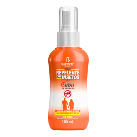 Spray Repelente de Insetos adulto - Bio Instinto 100ml - 6 Horas de Proteção